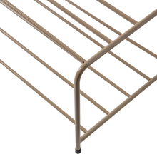 Laden Sie das Bild in den Galerie-Viewer, JOSSE SHOE RACK METAL MILITARY BROWN
