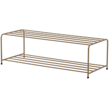Laden Sie das Bild in den Galerie-Viewer, JOSSE SHOE RACK METAL MILITARY BROWN