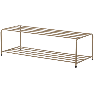 JOSSE SHOE RACK METAL MILITARY BROWN