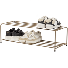 Laden Sie das Bild in den Galerie-Viewer, JOSSE SHOE RACK METAL MILITARY BROWN