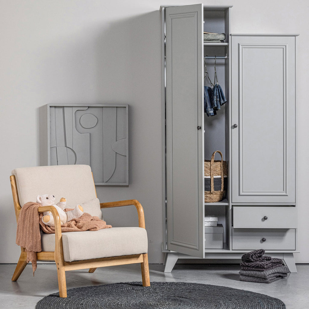 LILY WARDROBE CABINET PINE CLAY [fsc]