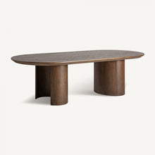 Load image into Gallery viewer, Oak Wood Dining Table