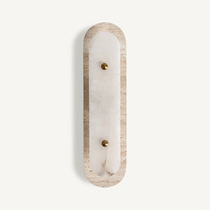 Travertine wall lamp