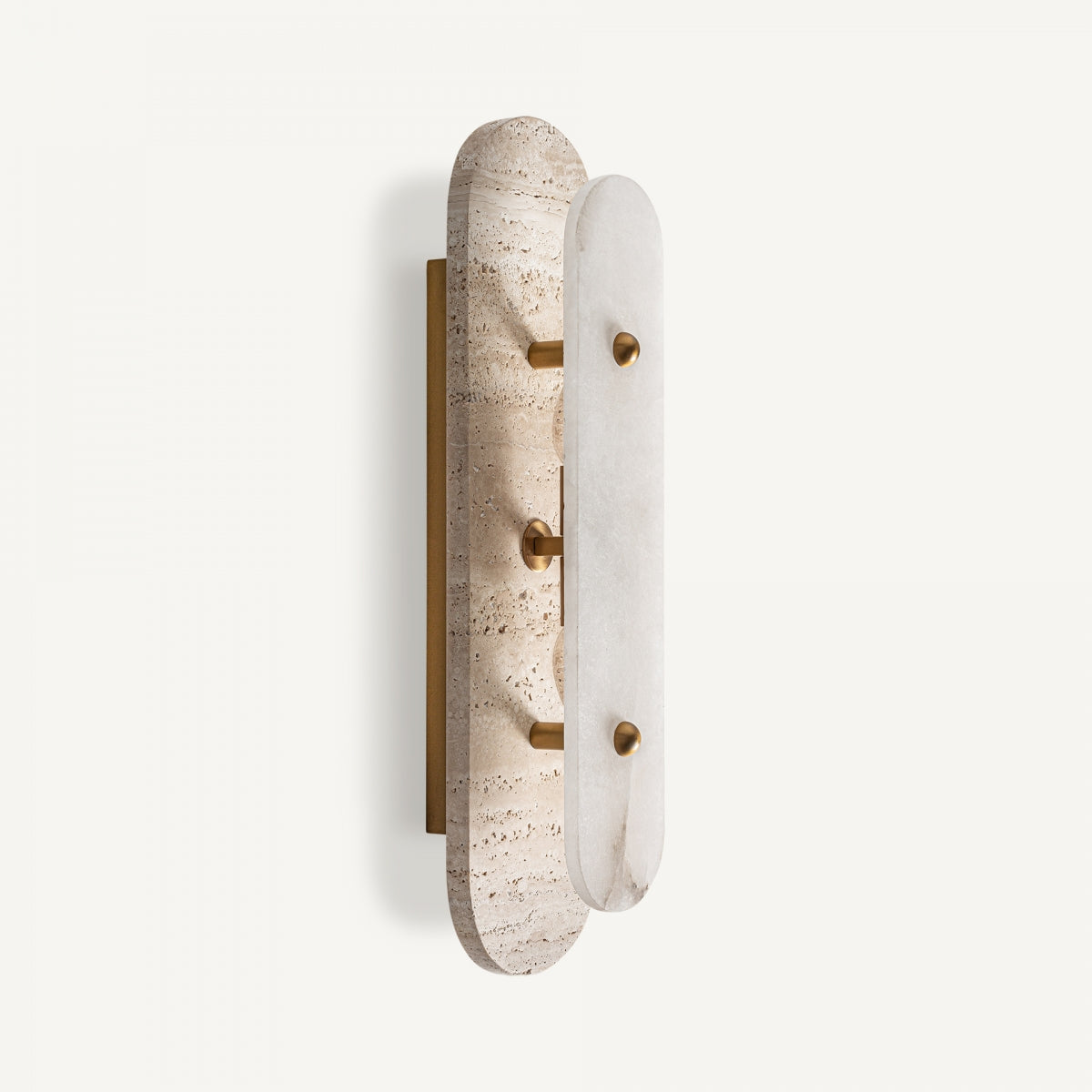 Travertine wall lamp