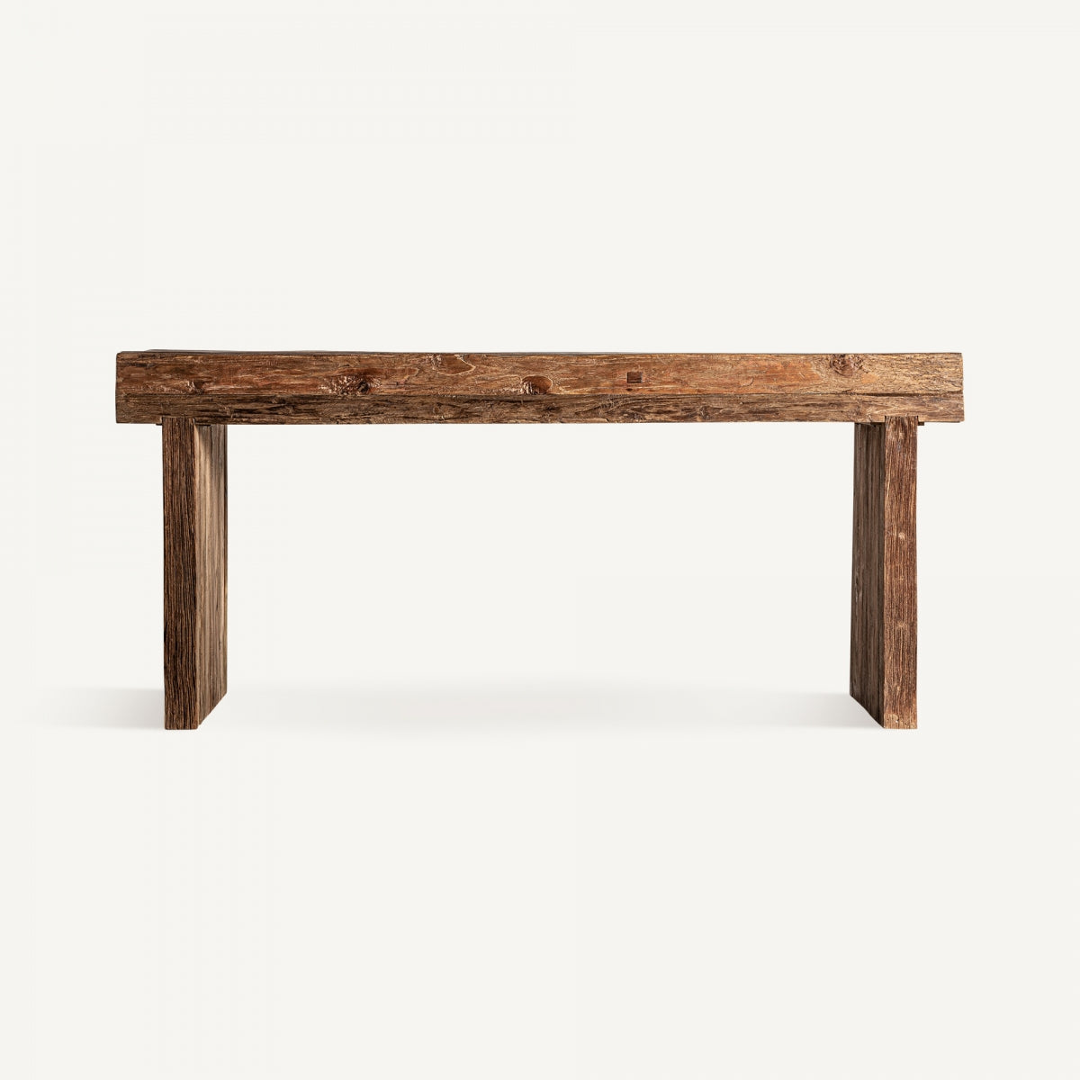 Railwood rustic console