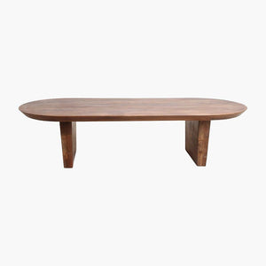 Bullnose coffee table brown
