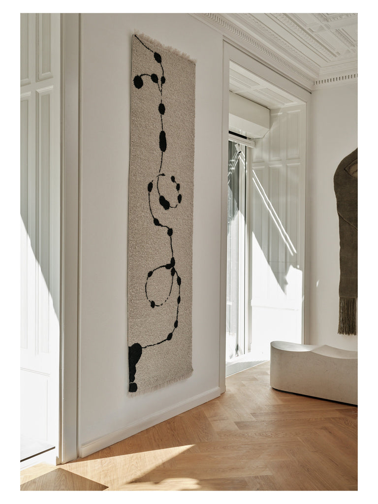 Tao Trail Beige hand-knotted rug – detail 2 | Linie Design at Bois Blanc Home, Limassol, Cyprus