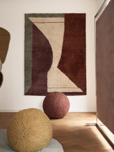 Load image into Gallery viewer, Optical Echo Ruby hand-knotted rug – detail 2 | Linie Design at Bois Blanc Home, Limassol, Cyprus