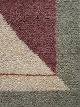 Load image into Gallery viewer, Optical Echo Ruby hand-knotted rug – close-up of the texture | Linie Design at Bois Blanc Home, Limassol, Cyprus