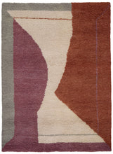 Load image into Gallery viewer, Optical Echo Ruby hand-knotted rug – product photo | Linie Design at Bois Blanc Home, Limassol, Cyprus