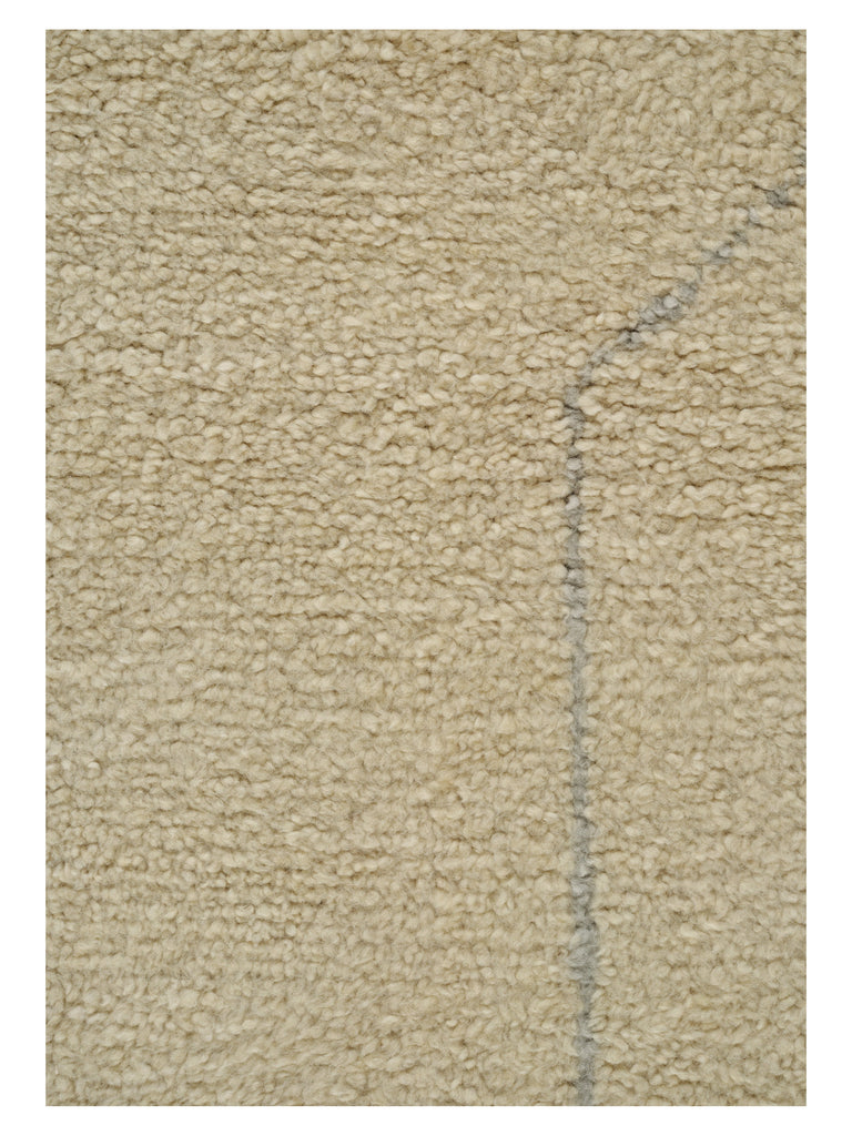 Optical Echo Vanilla hand-knotted rug – close-up of the texture | Linie Design at Bois Blanc Home, Limassol, Cyprus
