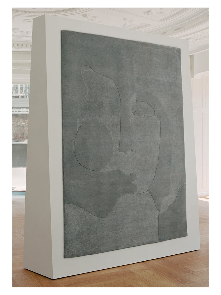 Secret Mind Dove hand-knotted rug – detail 2 | Linie Design at Bois Blanc Home, Limassol, Cyprus