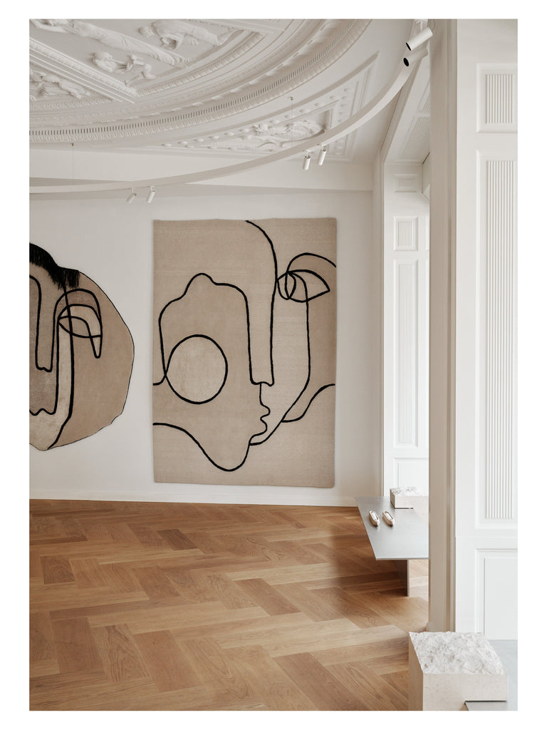 Self Mirage Beige hand-knotted rug – detail 2 | Linie Design at Bois Blanc Home, Limassol, Cyprus