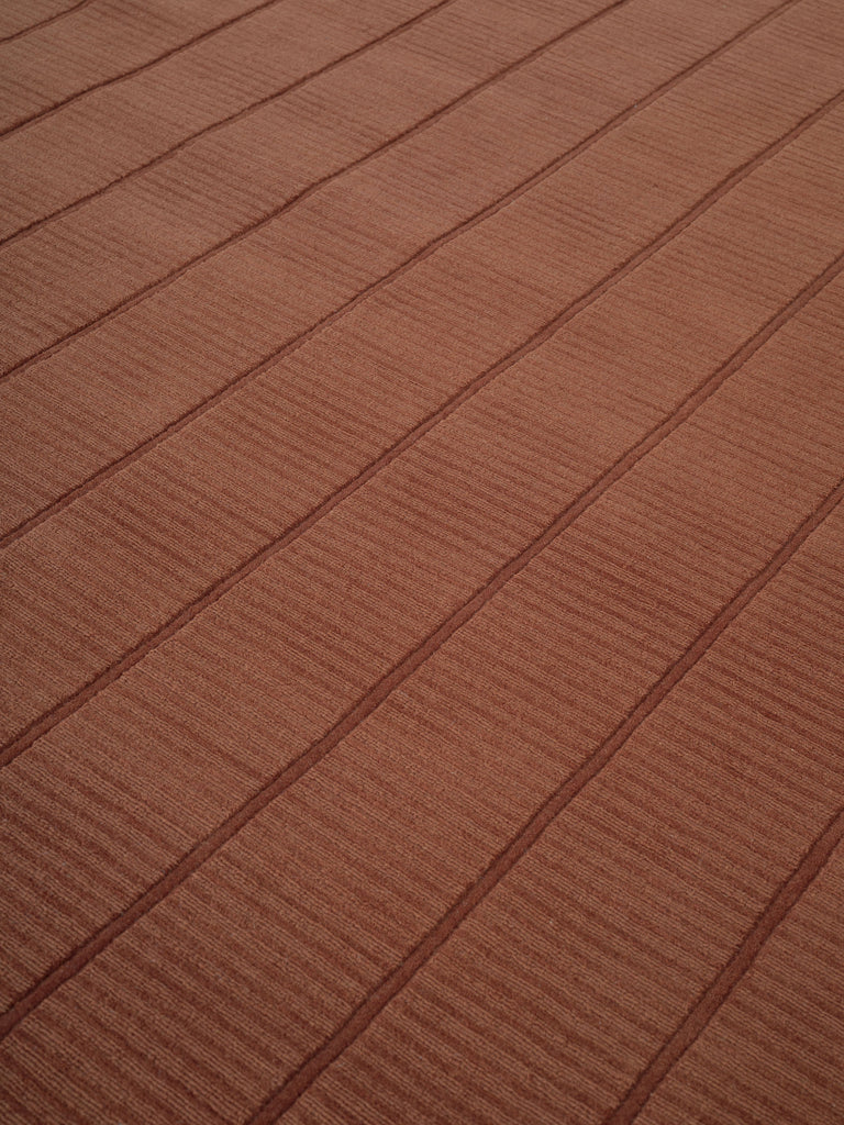 Woven Tatami Rust loom-knotted rug – detail 2 | Linie Design at Bois Blanc Home, Limassol, Cyprus