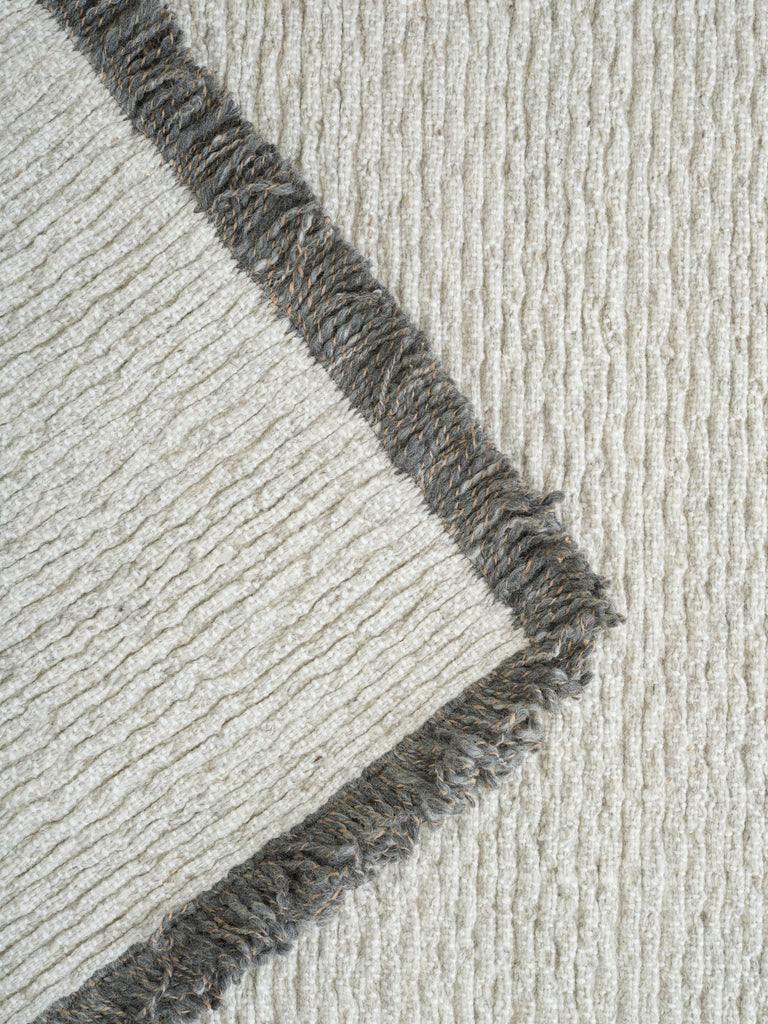 Soft Outline Stone hand-woven rug – detail 3 | Linie Design at Bois Blanc Home, Limassol, Cyprus