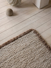 Load image into Gallery viewer, Soft Outline Beige hand-woven rug – detail 3 | Linie Design at Bois Blanc Home, Limassol, Cyprus