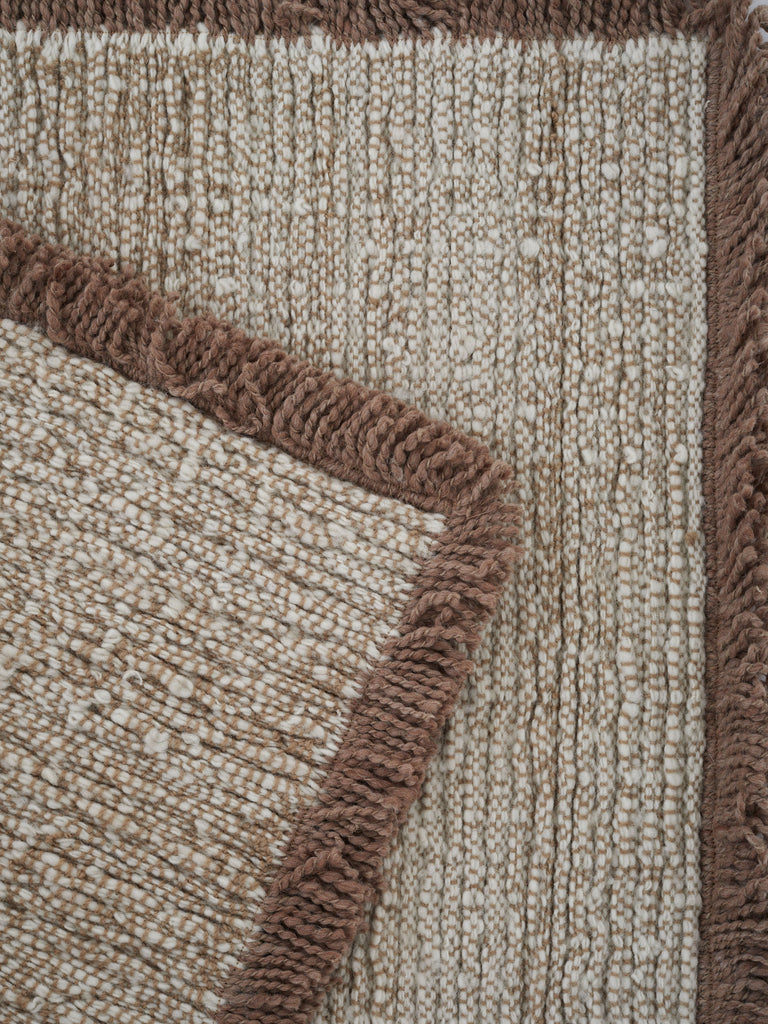 Soft Outline Beige hand-woven rug – detail 5 | Linie Design at Bois Blanc Home, Limassol, Cyprus
