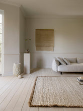Load image into Gallery viewer, Soft Outline Beige hand-woven rug – detail 6 | Linie Design at Bois Blanc Home, Limassol, Cyprus