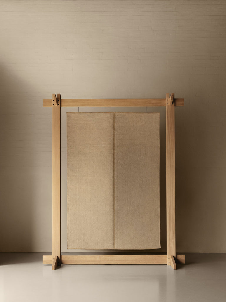 Twin Sabi Almond hand-woven rug – detail 4 | Linie Design at Bois Blanc Home, Limassol, Cyprus