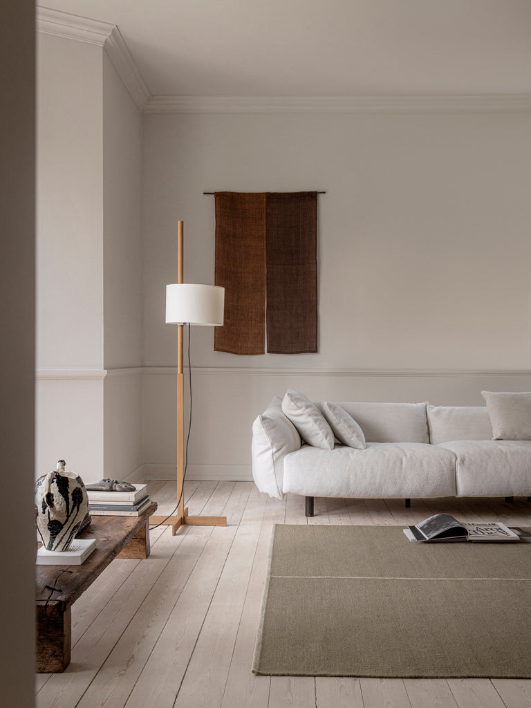 Twin Sabi Green hand-woven rug – detail 3 | Linie Design at Bois Blanc Home, Limassol, Cyprus