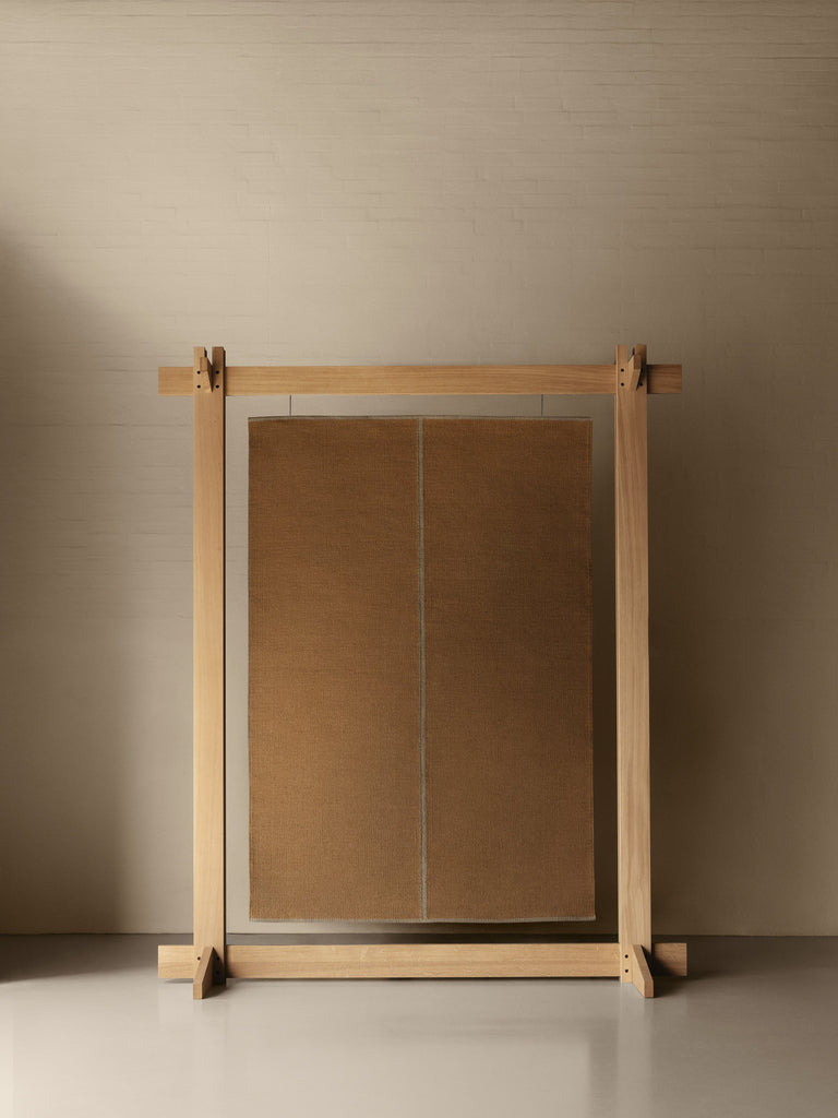 Twin Sabi Camel hand-woven rug – detail 4 | Linie Design at Bois Blanc Home, Limassol, Cyprus