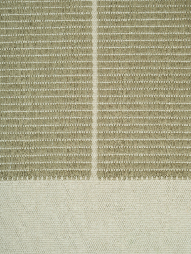 Poetic Grid Moss hand-woven rug – detail 2 | Linie Design at Bois Blanc Home, Limassol, Cyprus
