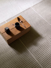 Load image into Gallery viewer, Poetic Grid Beige hand-woven rug – detail 5 | Linie Design at Bois Blanc Home, Limassol, Cyprus