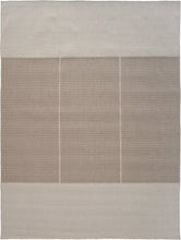 Load image into Gallery viewer, Poetic Grid Beige hand-woven rug – product photo | Linie Design at Bois Blanc Home, Limassol, Cyprus