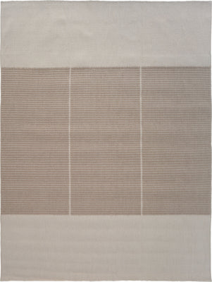 Poetic Grid Beige hand-woven rug – product photo | Linie Design at Bois Blanc Home, Limassol, Cyprus