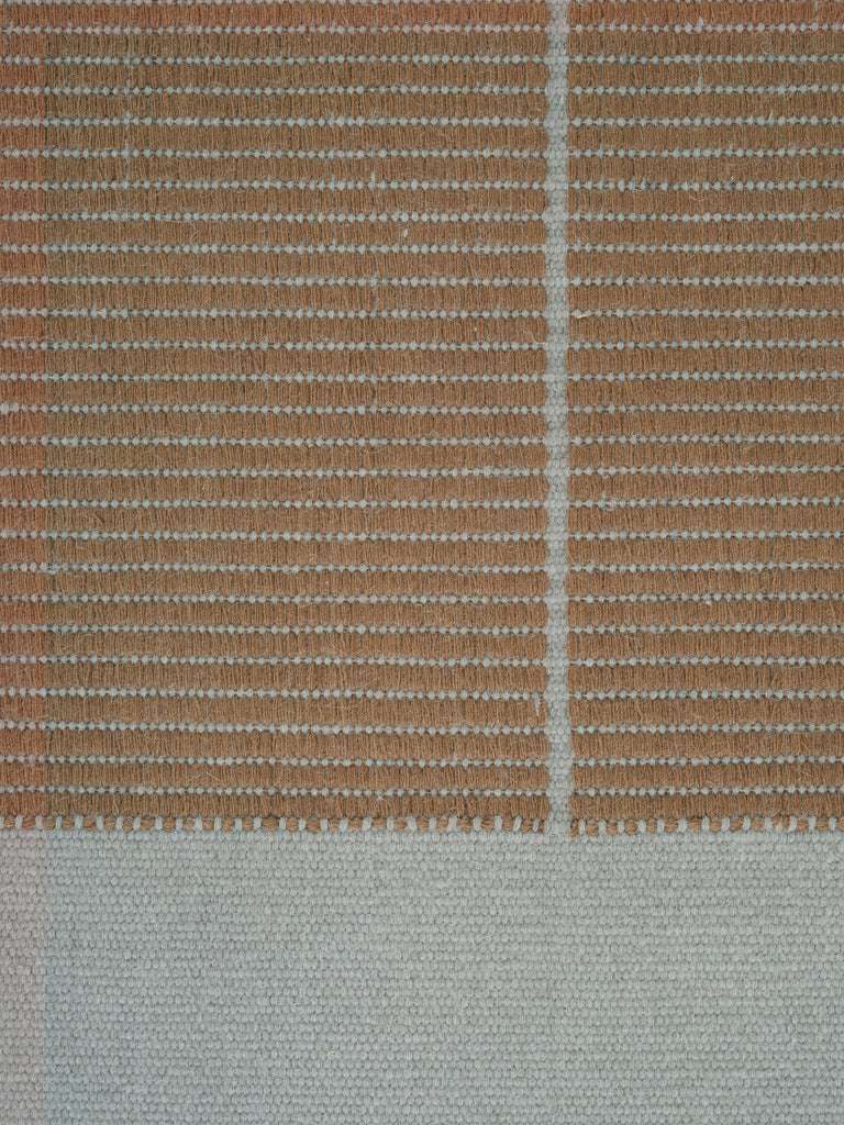 Poetic Grid Camel hand-woven rug – detail 2 | Linie Design at Bois Blanc Home, Limassol, Cyprus