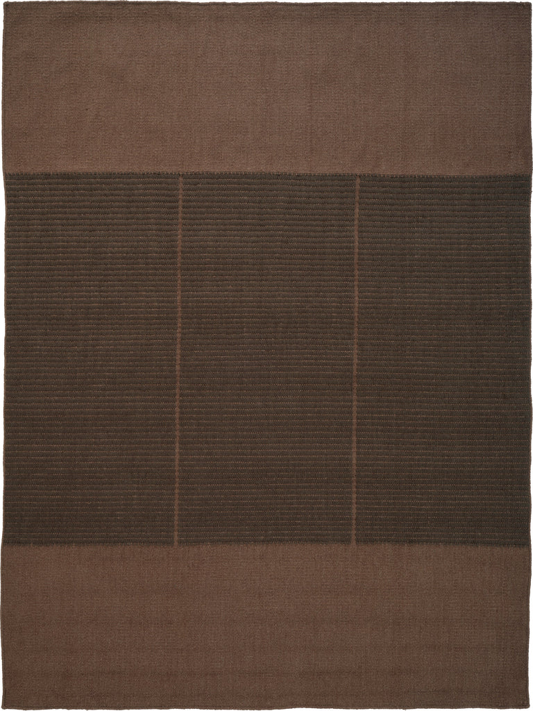 Poetic Grid Umber hand-woven rug – product photo | Linie Design at Bois Blanc Home, Limassol, Cyprus