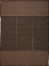 Load image into Gallery viewer, Poetic Grid Umber hand-woven rug – product photo | Linie Design at Bois Blanc Home, Limassol, Cyprus
