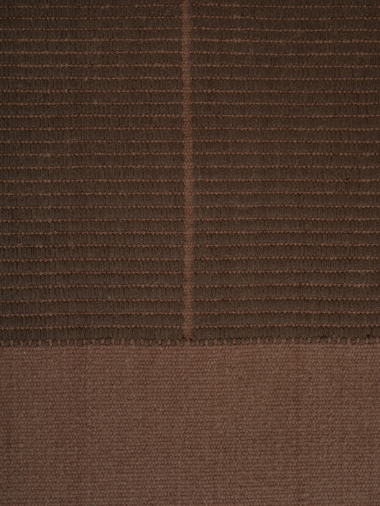 Poetic Grid Umber hand-woven rug – detail 4 | Linie Design at Bois Blanc Home, Limassol, Cyprus