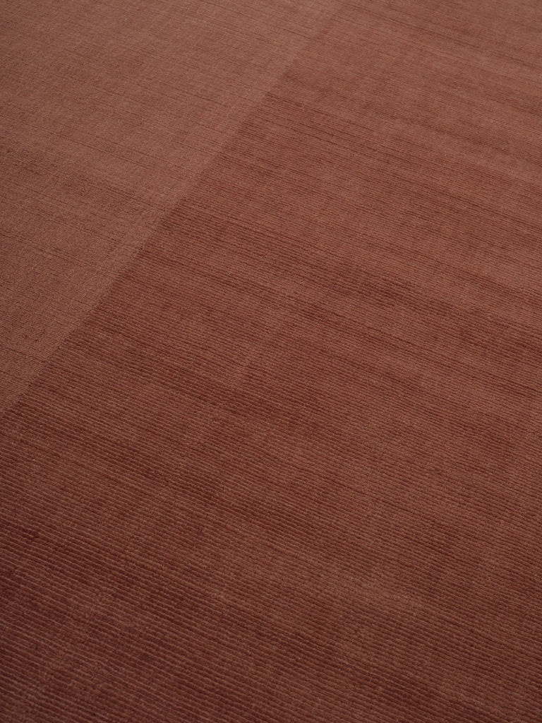 Echo Yano Chestnut loom-knotted rug – detail 5 | Linie Design at Bois Blanc Home, Limassol, Cyprus