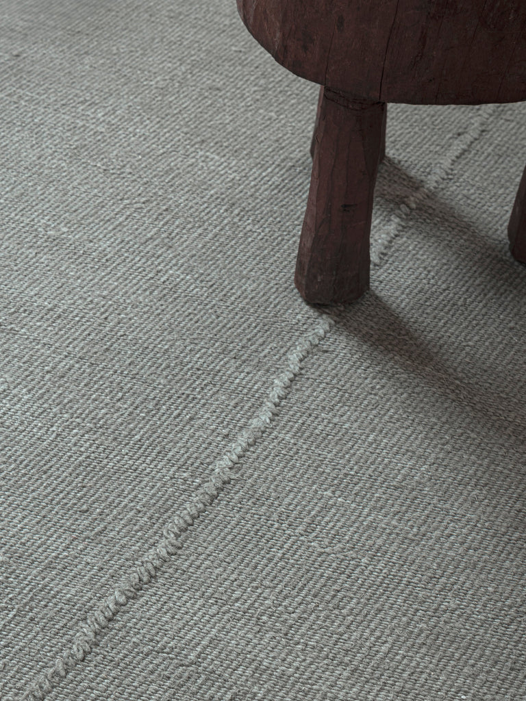 Flow Shen Mint Grey hand-woven rug – detail 5 | Linie Design at Bois Blanc Home, Limassol, Cyprus