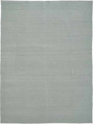 Flow Shen Mint Grey hand-woven rug – product photo | Linie Design at Bois Blanc Home, Limassol, Cyprus