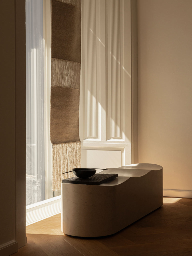 Dru Cream hand-woven rug – product photo | Linie Design at Bois Blanc Home, Limassol, Cyprus