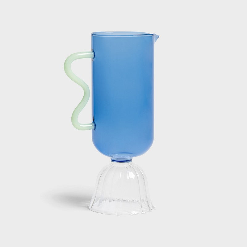 Carafe tulip blue