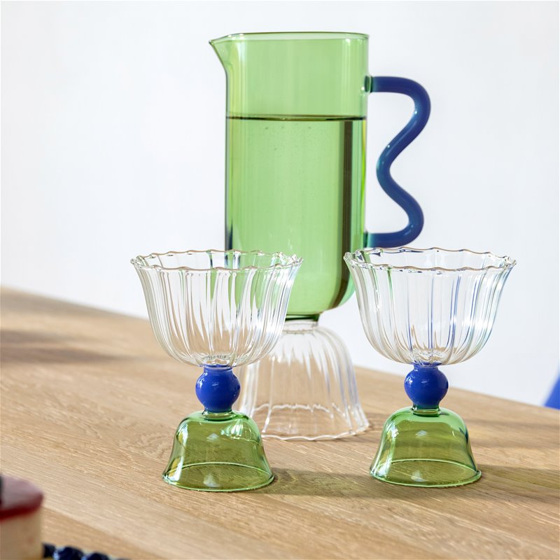 Carafe tulip green