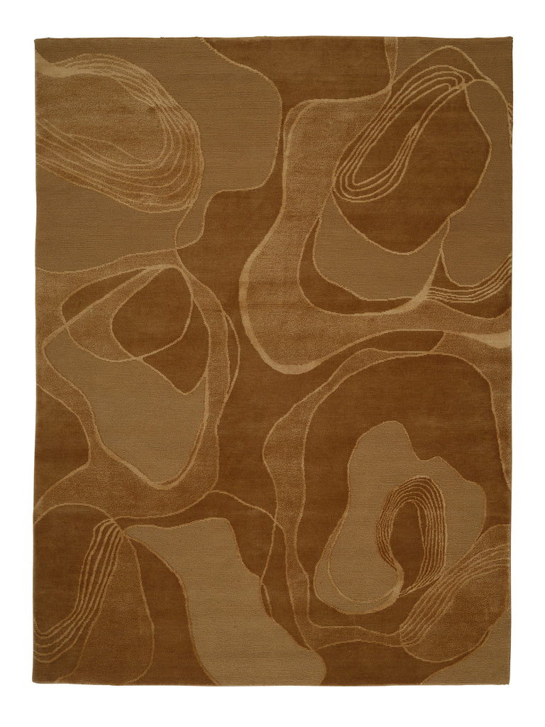 Aquaverse Ochre hand-knotted rug | Linie Design at Bois Blanc Home, Limassol, Cyprus