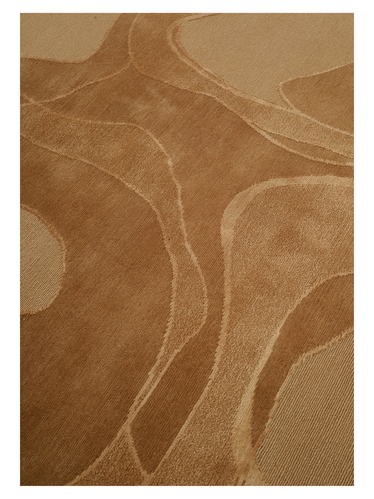 Aquaverse Ochre hand-knotted rug – detail 3 | Linie Design at Bois Blanc Home, Limassol, Cyprus