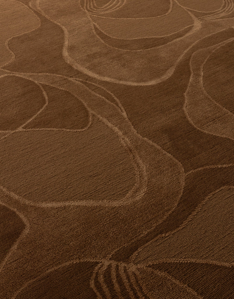 Aquaverse Ochre hand-knotted rug – detail 5 | Linie Design at Bois Blanc Home, Limassol, Cyprus