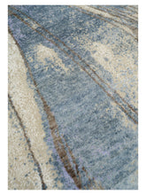 Carica l'immagine nel visualizzatore di Gallery, Sea Reverie Aqua hand-knotted rug – detail 2 | Linie Design at Bois Blanc Home, Limassol, Cyprus