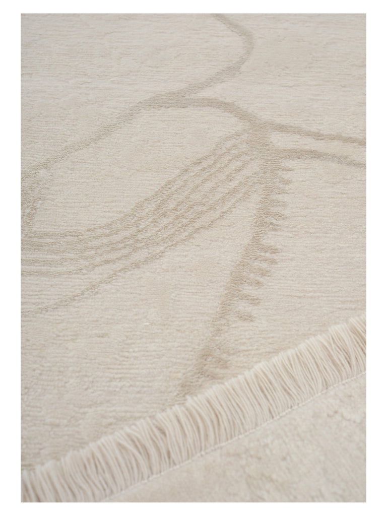 Neptune Flow Beige hand-knotted rug – detail 2 | Linie Design at Bois Blanc Home, Limassol, Cyprus