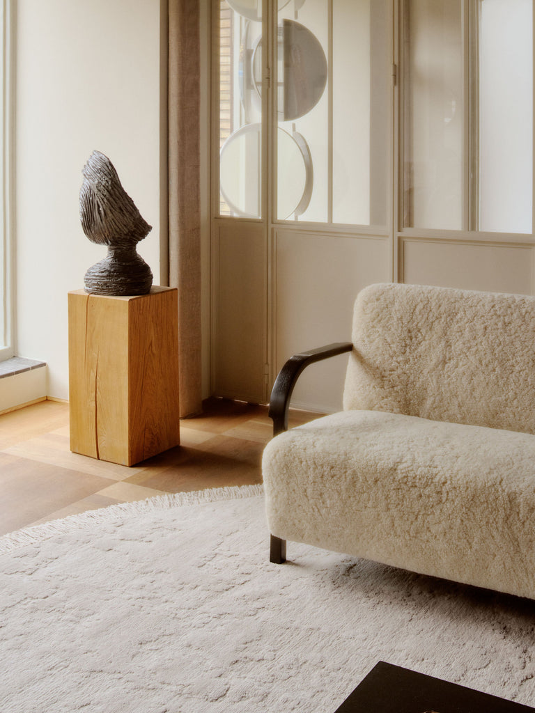 Oceanic Reef Beige hand-knotted rug – detail 2 | Linie Design at Bois Blanc Home, Limassol, Cyprus