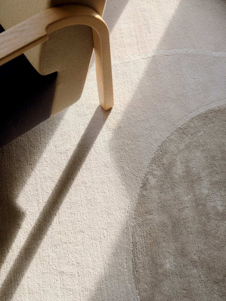 Shoal Dream Beige hand-knotted rug – detail 4 | Linie Design at Bois Blanc Home, Limassol, Cyprus