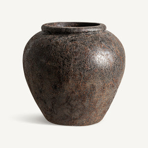 Ceramic vase Brown