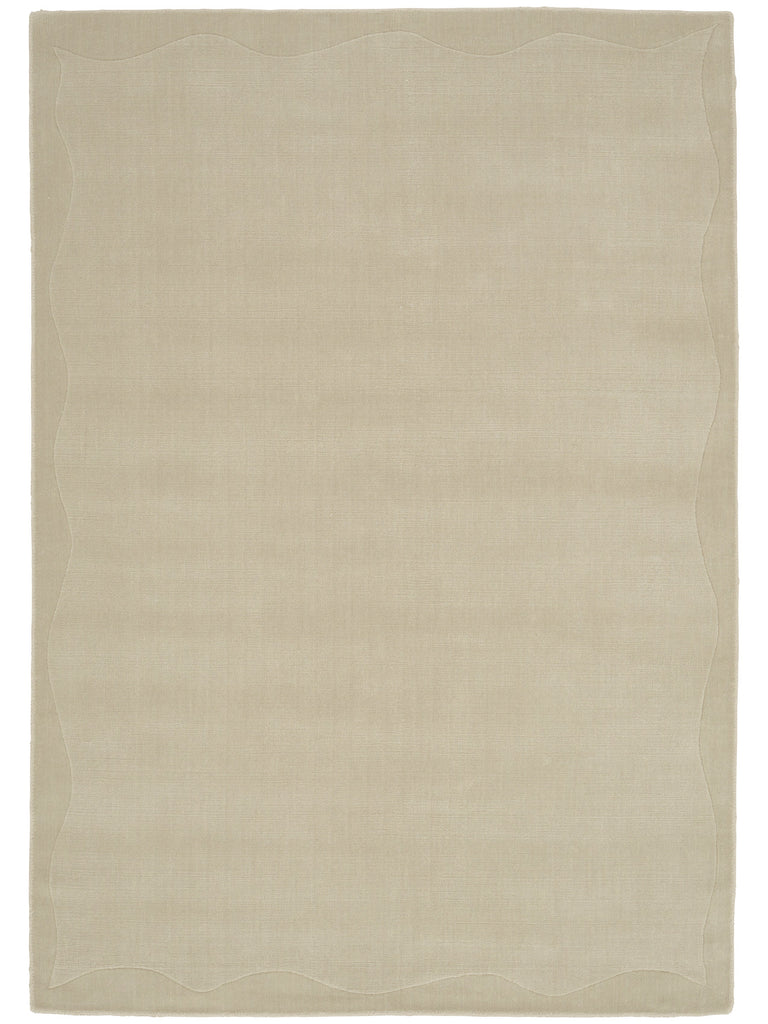 Crest Motion Beige loom-knotted rug – product photo | Linie Design at Bois Blanc Home, Limassol, Cyprus