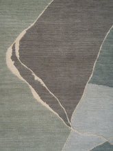 Load image into Gallery viewer, Vivid Rush Sage hand-knotted rug – close-up of the texture | Linie Design at Bois Blanc Home, Limassol, Cyprus