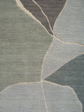 Load image into Gallery viewer, Vivid Rush Sage hand-knotted rug – close-up of the texture | Linie Design at Bois Blanc Home, Limassol, Cyprus